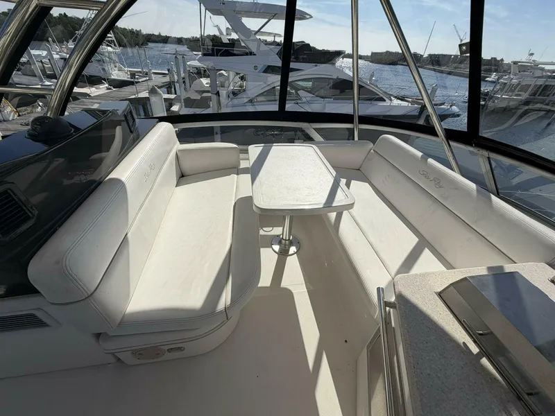 Slide: The Image of 2008 Sea Ray 47 Sedan Bridge - Flybridge Seating - 5841522