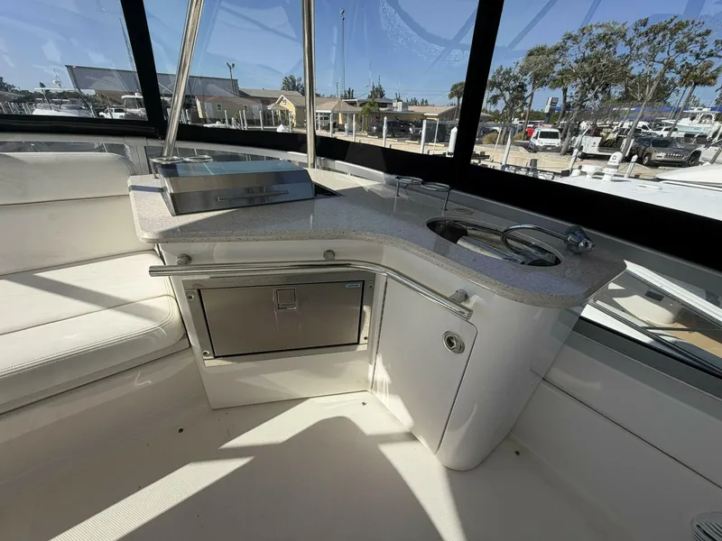 Slide: The Image of 2008 Sea Ray 47 Sedan Bridge - Flybridge Kitchen - 5841521