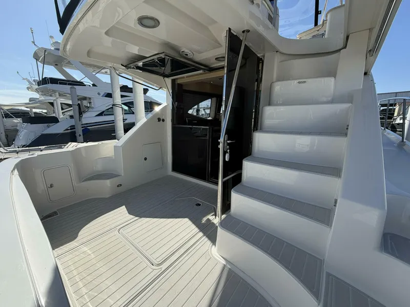 Slide: The Image of 2008 Sea Ray 47 Sedan Bridge - Aft Deck - 5841519
