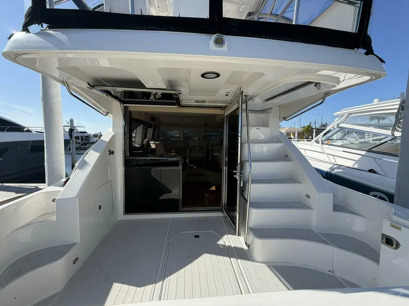 Slide: The Image of 2008 Sea Ray 47 Sedan Bridge - Aft Deck - 5841517