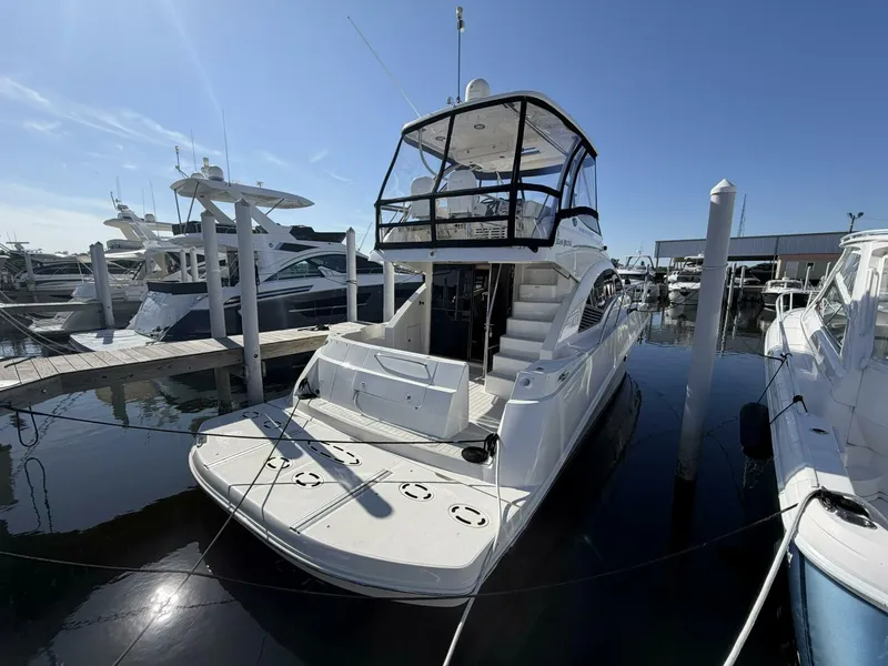Slide: The Image of 2008 Sea Ray 47 Sedan Bridge - Profile - 5841502