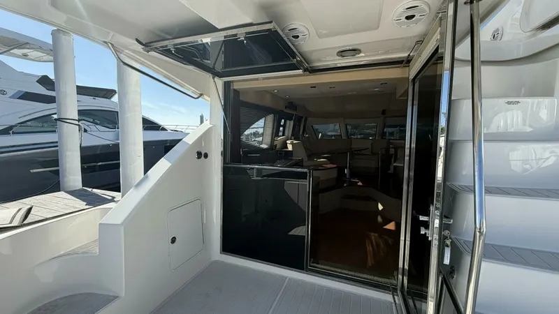 Slide: The Image of 2008 Sea Ray 47 Sedan Bridge - Aft Deck - 6613431