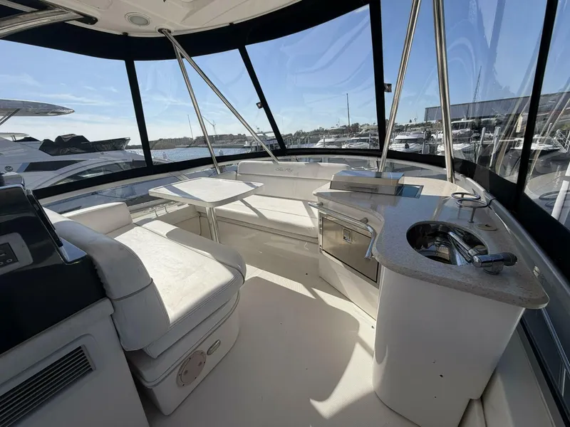Slide: The Image of 2008 Sea Ray 47 Sedan Bridge - Flybridge Seating - 5841520