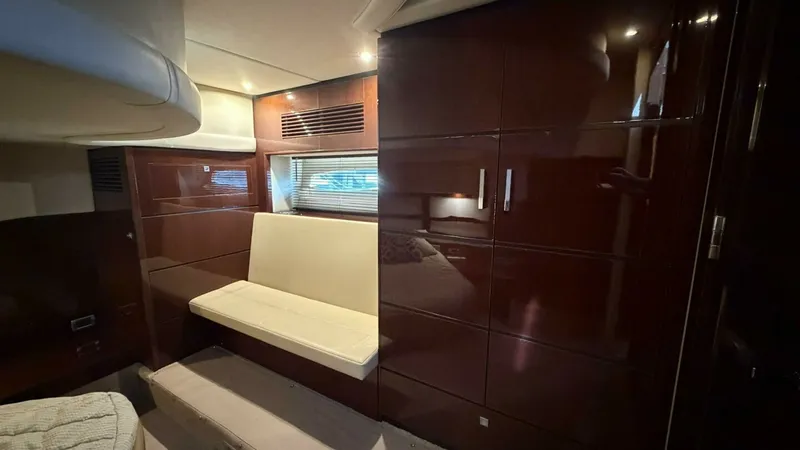 Slide: The Image of 2008 Sea Ray 47 Sedan Bridge - Stateroom Seating - 6613440