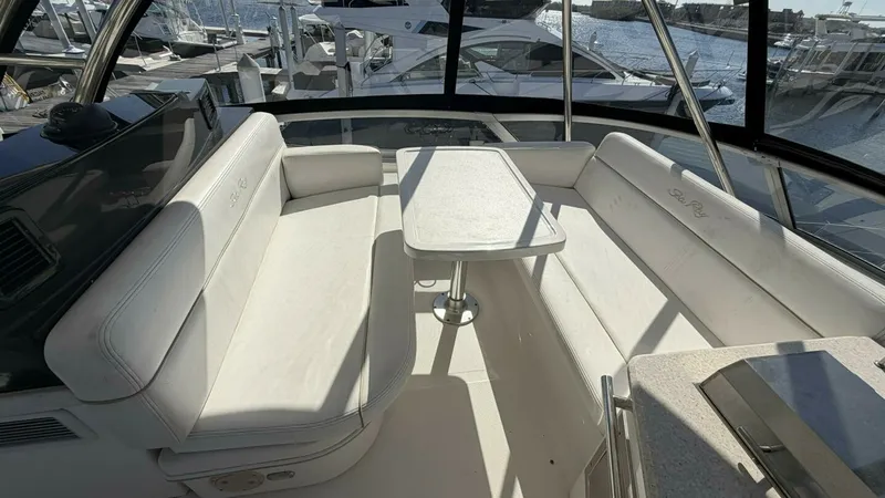 Slide: The Image of 2008 Sea Ray 47 Sedan Bridge - Flybridge Seating - 6613427