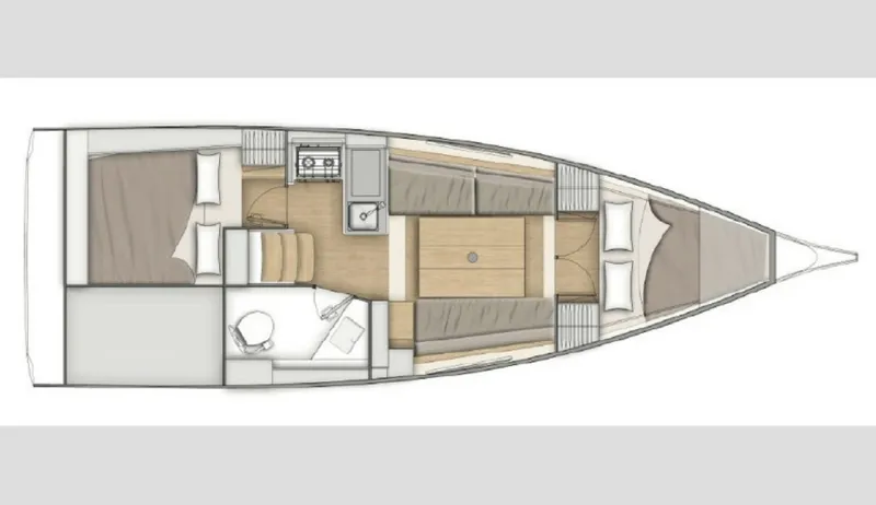 Slide: The Image of Beneteau Oceanis 30.1 Electric Layout - 5828264