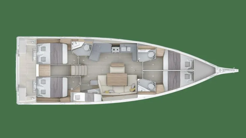 Slide: The Image of Beneteau Oceanis 47 Five Cabins / Three Heads - 5828285