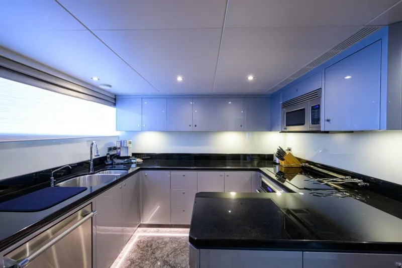 Slide: The Image of Ocean Alexander 100 ZEPHYR - Interior Chefs Galley 2019 Ocean Alexander 100 ZEPHYR - 5828746
