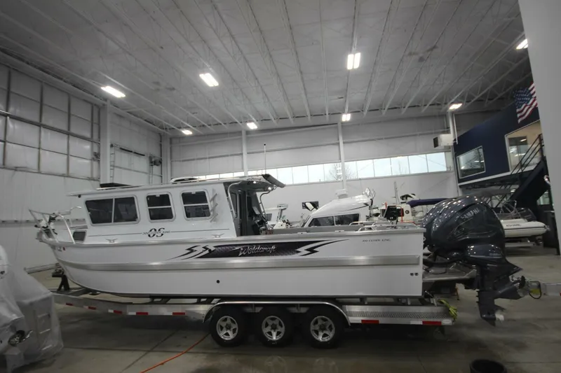 Slide: The Image of Weldcraft 300 Cuddy King OS and Custom 15k trailer 2025 - 5843829