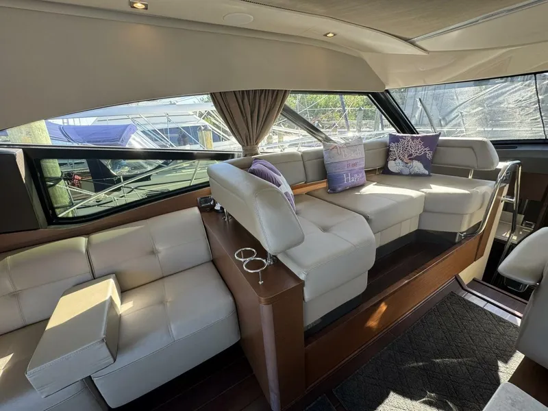 Slide: The Image of 2016 Sea Ray 470 Sundancer 'Lopez Cove II' - Saloon Seating - 5842446
