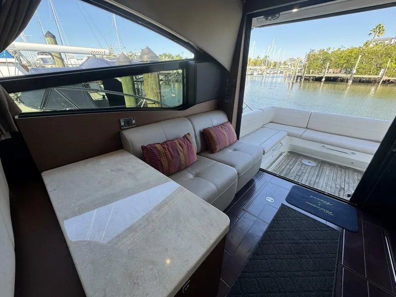 Slide: The Image of 2016 Sea Ray 470 Sundancer 'Lopez Cove II' - Aft Seating - 5842444