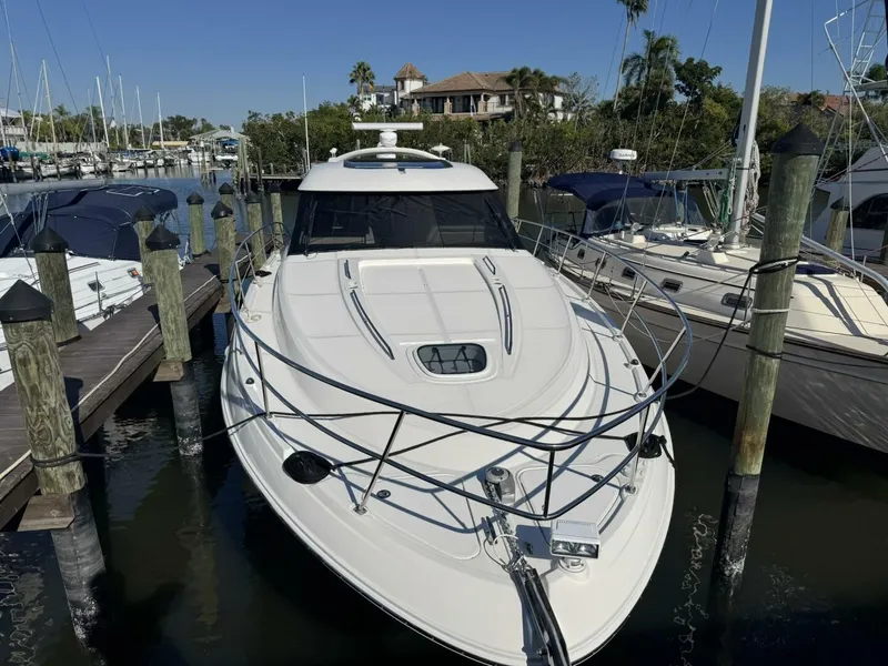 Slide: The Image of 2016 Sea Ray 470 Sundancer 'Lopez Cove II' - Bow - 5842425