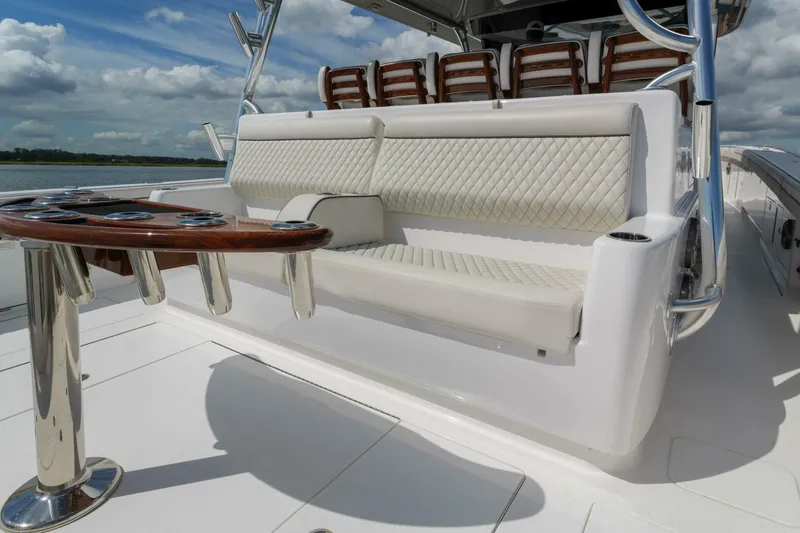 Slide: The Image of Valhalla 55 - Lucky 24 IV - Cockpit Seating 2024 Valhalla 55 Center Console - Lucky 24 IV - 5839133