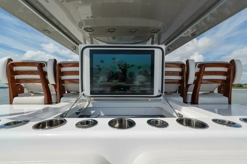 Slide: The Image of Valhalla 55 - Lucky 24 IV - Cockpit 2024 Valhalla 55 Center Console - Lucky 24 IV - 5839136