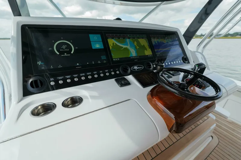 Slide: The Image of Valhalla 55 - Lucky 24 IV - Helm Station Electronics 2024 Valhalla 55 Center Console - Lucky 24 IV - 7648933
