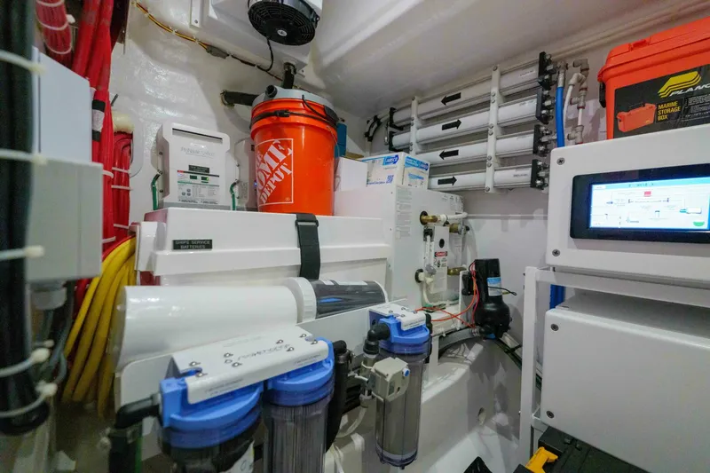 Slide: The Image of Valhalla 55 - Lucky 24 IV - Mechanical Room 2024 Valhalla 55 Center Console - Lucky 24 IV - 5839155