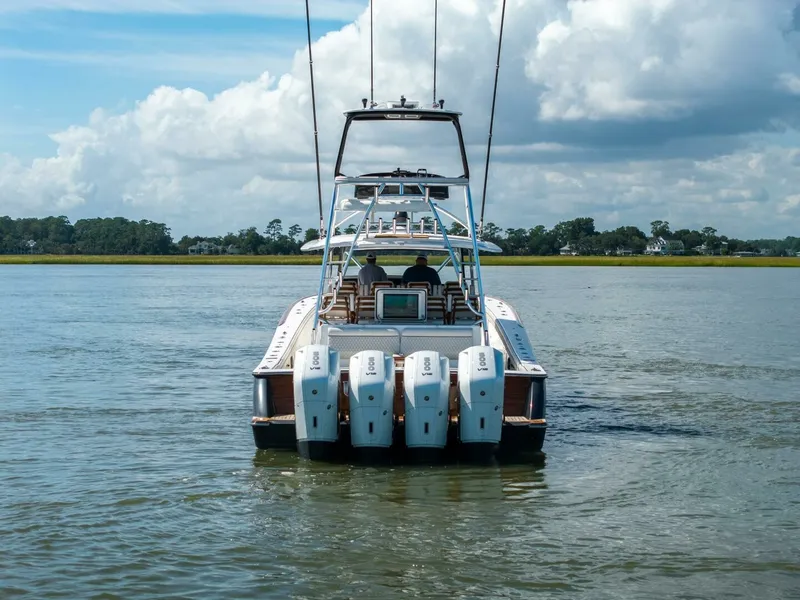 Slide: The Image of Valhalla 55 - Lucky 24 IV - Aft Profile 2024 Valhalla 55 Center Console - Lucky 24 IV - 7648966