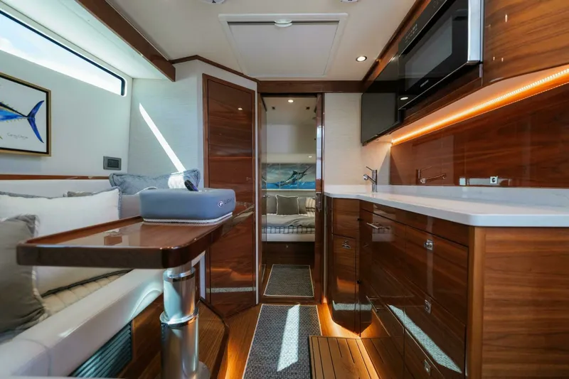 Slide: The Image of Valhalla 55 - Lucky 24 IV - Cabin, Galley & Salon 2024 Valhalla 55 Center Console - Lucky 24 IV - 7648950
