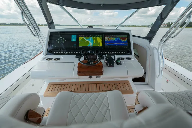 Slide: The Image of Valhalla 55 - Lucky 24 IV - Helm Station Electronics 2024 Valhalla 55 Center Console - Lucky 24 IV - 7648931