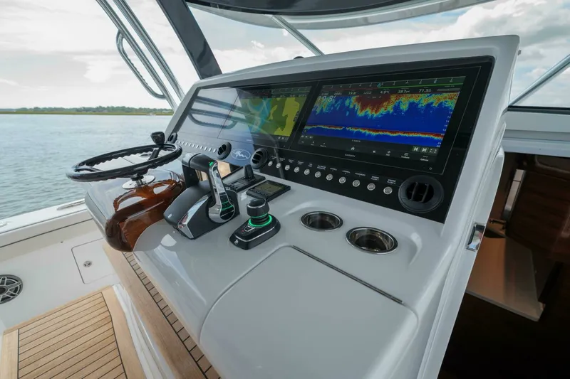 Slide: The Image of Valhalla 55 - Lucky 24 IV - Helm Station Electronics 2024 Valhalla 55 Center Console - Lucky 24 IV - 7648934