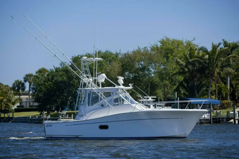Slide: The Image of Luhrs 37 Date Night Keeping It Reel - Exterior Profile 2010 Luhrs 37 Canyon Express Keeping It Reel Date Night - 5840291