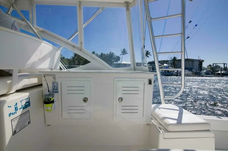 Slide: The Image of Luhrs 37 Date Night Keeping It Reel - Exterior Helm 2010 Luhrs 37 Canyon Express Keeping It Reel Date Night - 5840301
