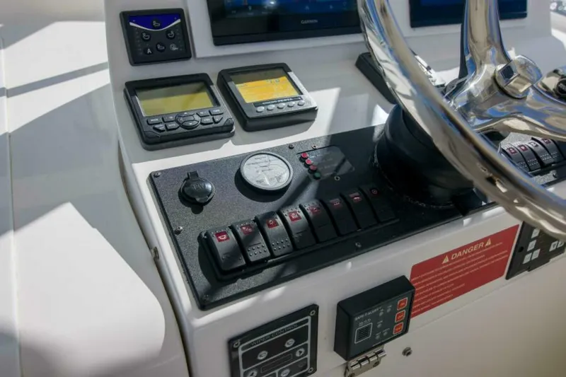 Slide: The Image of Luhrs 37 Date Night Keeping It Reel - Exterior Helm 2010 Luhrs 37 Canyon Express Keeping It Reel Date Night - 5840304