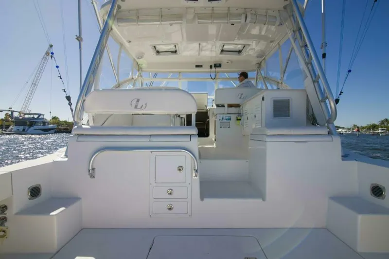 Slide: The Image of Luhrs 37 Date Night Keeping It Reel - Exterior Cockpit 2010 Luhrs 37 Canyon Express Keeping It Reel Date Night - 5840295