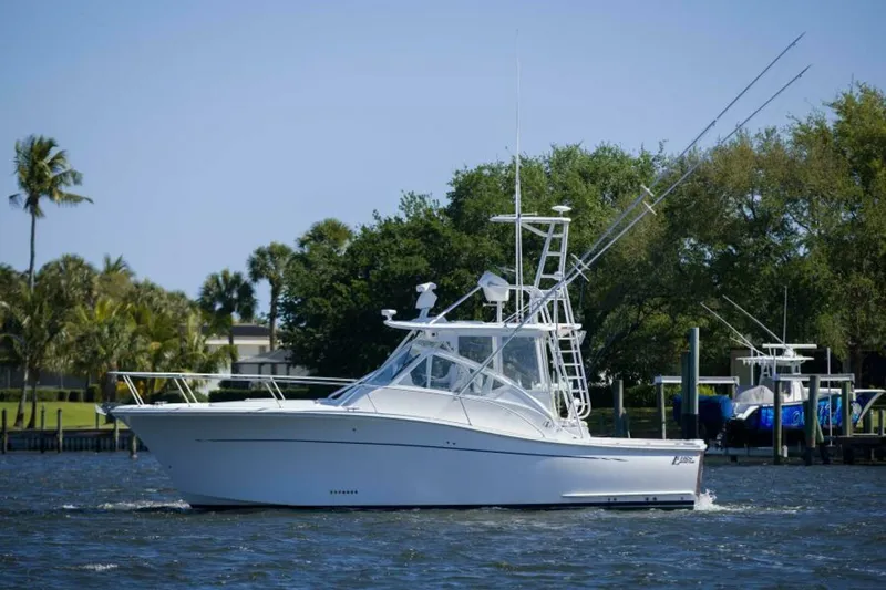 Slide: The Image of Luhrs 37 Date Night Keeping It Reel - Exterior Profile 2010 Luhrs 37 Canyon Express Keeping It Reel Date Night - 5840334