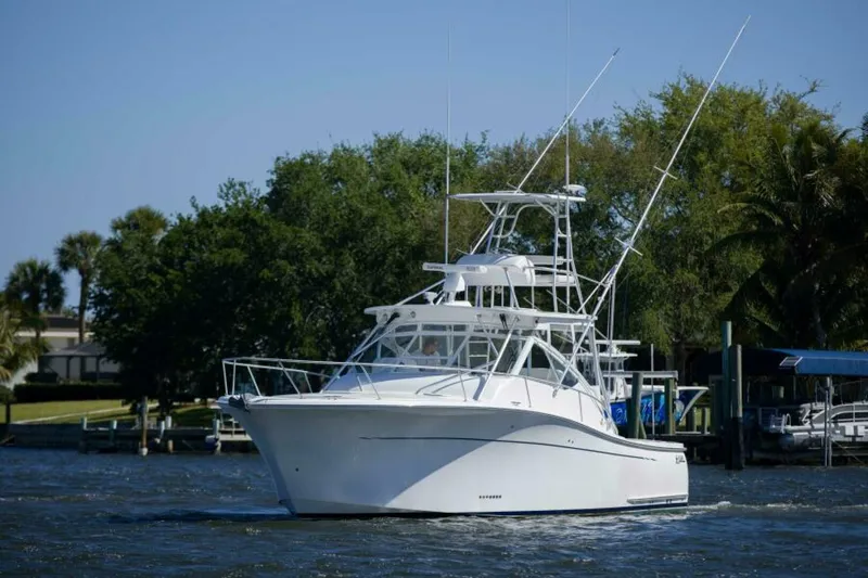 Slide: The Image of Luhrs 37 Date Night Keeping It Reel - Exterior Profile 2010 Luhrs 37 Canyon Express Keeping It Reel Date Night - 5840335