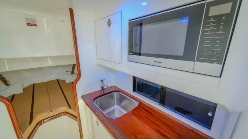 Slide: The Image of 2024 Maverick Yachts Costa Rica 36 Walkaround- GAME ON- Galley - 5843988