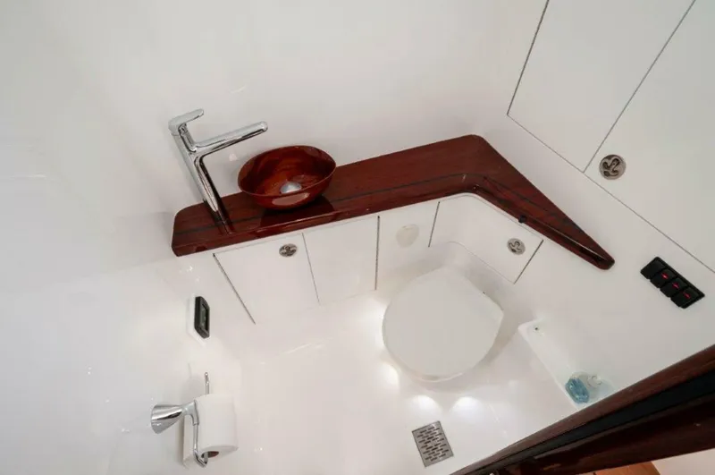 Slide: The Image of 2024 Maverick Yachts Costa Rica 36 Walkaround- GAME ON- Head - 5860811