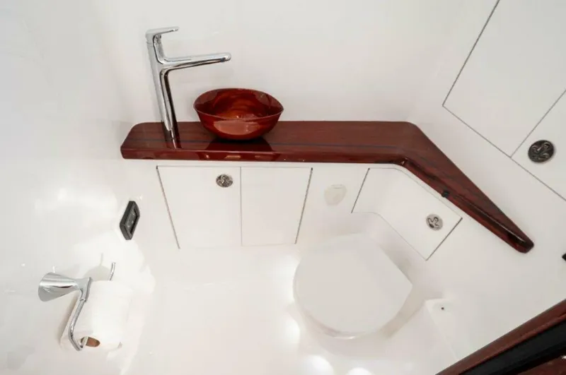 Slide: The Image of 2024 Maverick Yachts Costa Rica 36 Walkaround- GAME ON- Head - 5860810