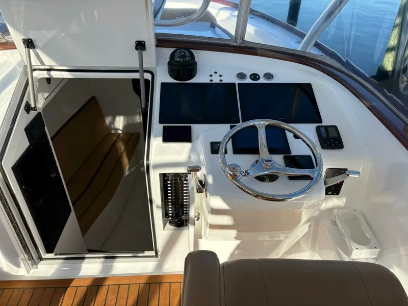 Slide: The Image of 2024 Maverick Yachts Costa Rica 36 Walkaround- GAME ON- Helm - 5846974