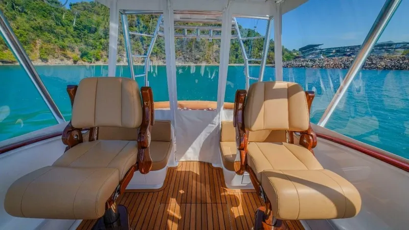 Slide: The Image of 2024 Maverick Yachts Costa Rica 36 Walkaround- GAME ON- Helm - 5843984