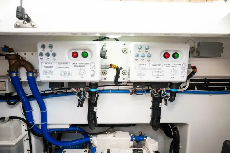 Slide: The Image of 2024 Maverick Yachts Costa Rica 36 Walkaround- GAME ON- Engine Room - 5860806