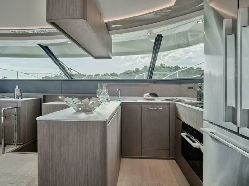 Slide: The Image of 2025 M8 65 Prestige M8 Multi-Hull Power Catamaran - Manufacturer Galley - 5842712