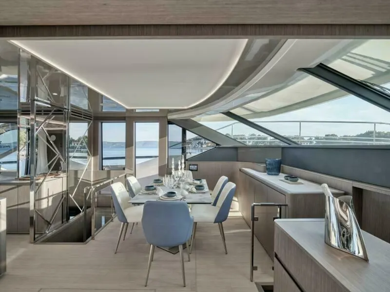 Slide: The Image of 2025 M8 65 Prestige M8 Multi-Hull Power Catamaran - Manufacturer Dinette - 5842716
