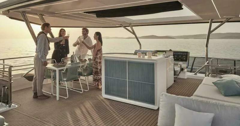 Slide: The Image of 2025 M8 65 Prestige M8 Multi-Hull Power Catamaran - Manufacturer Flybridge - 5842744