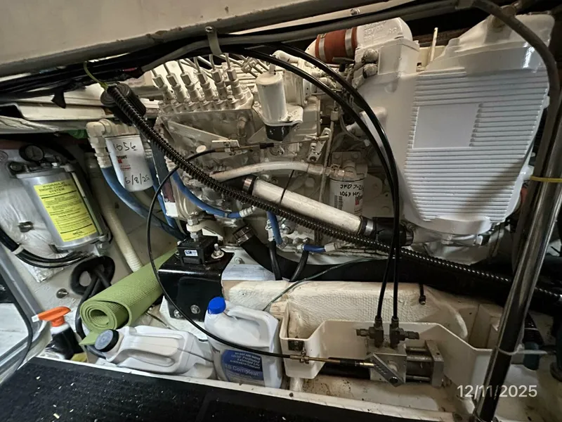 Slide: The Image of 47' Bayliner starboard main engine2 - 5852269