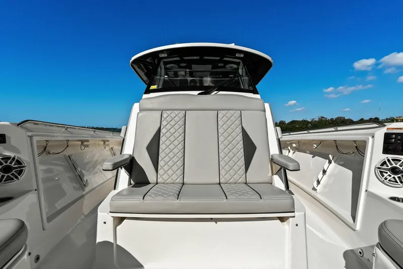 Slide: The Image of 2024 Pursuit S 358 Sport - Foredeck Seating  - 5848522