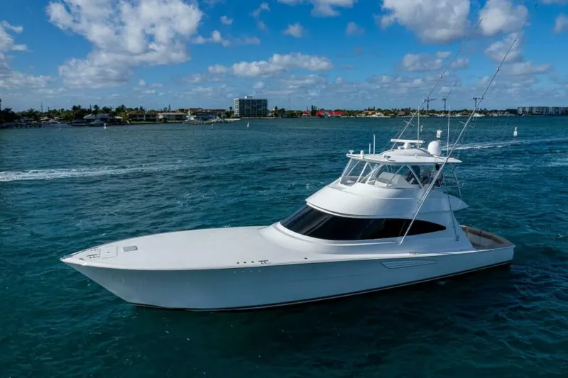 Slide: The Image of Viking 68 KEMOSABE - Port Aerial Profile 2022 Viking 68 Convertible KEMOSABE - 5845894