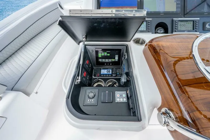 Slide: The Image of Viking 68 KEMOSABE - Helm Port Controls 2022 Viking 68 Convertible KEMOSABE - 5845922