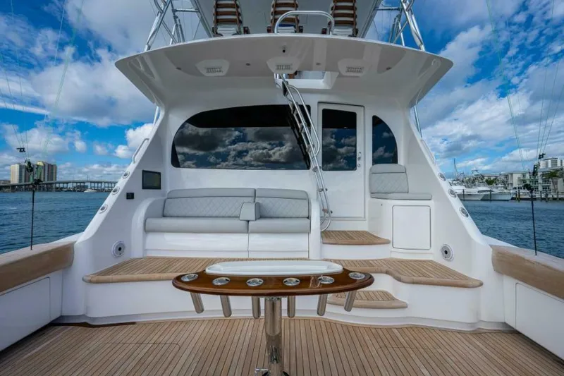 Slide: The Image of Viking 68 KEMOSABE - Cockpit & Rod Holder 2022 Viking 68 Convertible KEMOSABE - 5845928