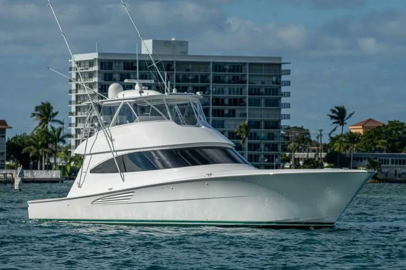 Slide: The Image of Viking 68 KEMOSABE - Starboard Bow Profile 2022 Viking 68 Convertible KEMOSABE - 5845941