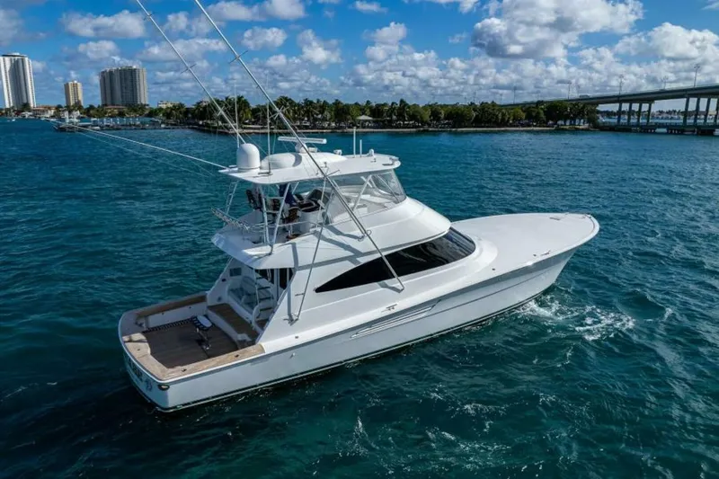 Slide: The Image of Viking 68 KEMOSABE - Starboard Aerial Profile 2022 Viking 68 Convertible KEMOSABE - 5845945