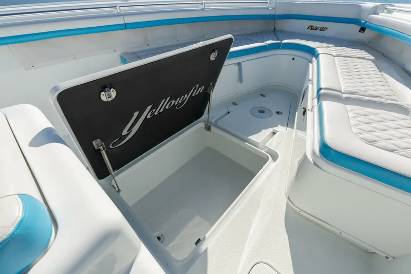 Slide: The Image of 2017 42 Yellowfin Offshore Fins Up Storage (2) - 5869958