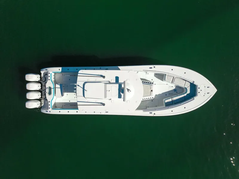 Slide: The Image of 2017 42 Yellowfin Offshore Fins Up Overview - 5869970