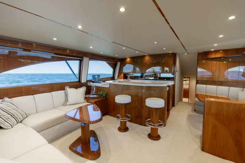 Slide: The Image of 2020 Viking 62 Convertible Galati Yacht Sales Trade Salon/Galley - 5848418
