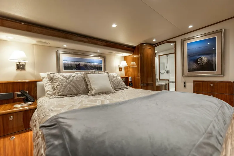 Slide: The Image of 2020 Viking 62 Convertible Galati Yacht Sales Trade Master Stateroom - 5848432